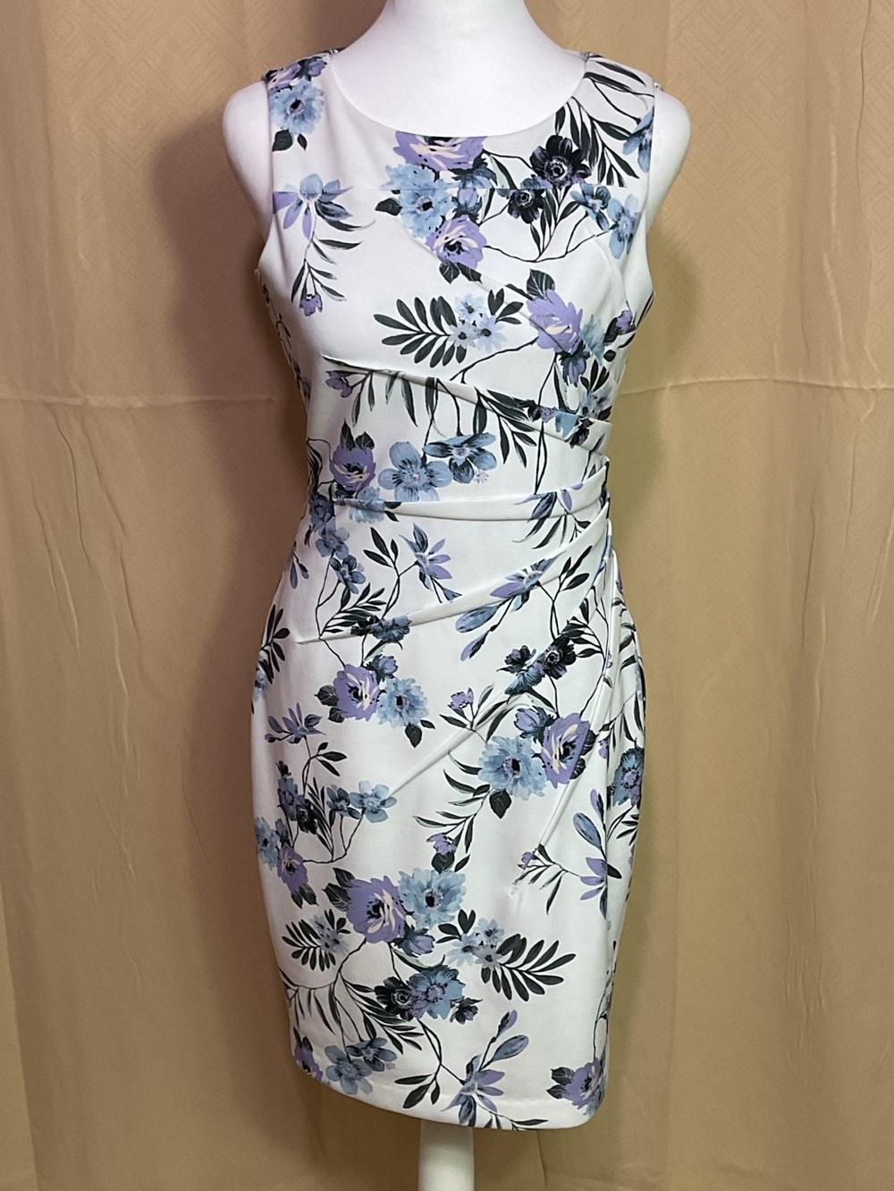 Calvin Klein Floral Print Sheath Dress